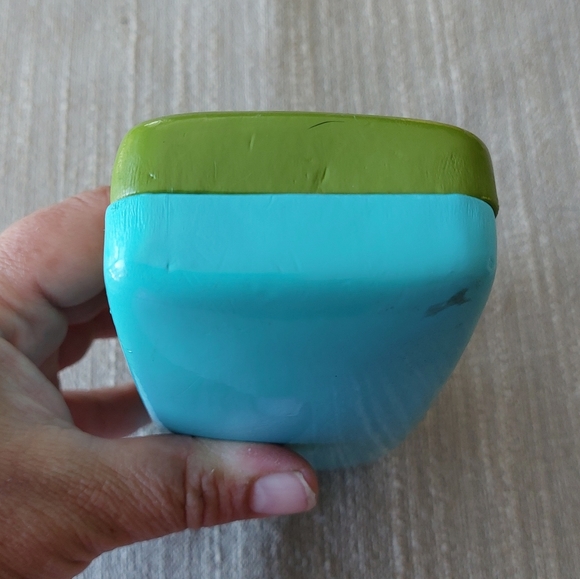 Kate Spade Two-Tone Eyeglass Case Blue & Green - Picture 9 of 11